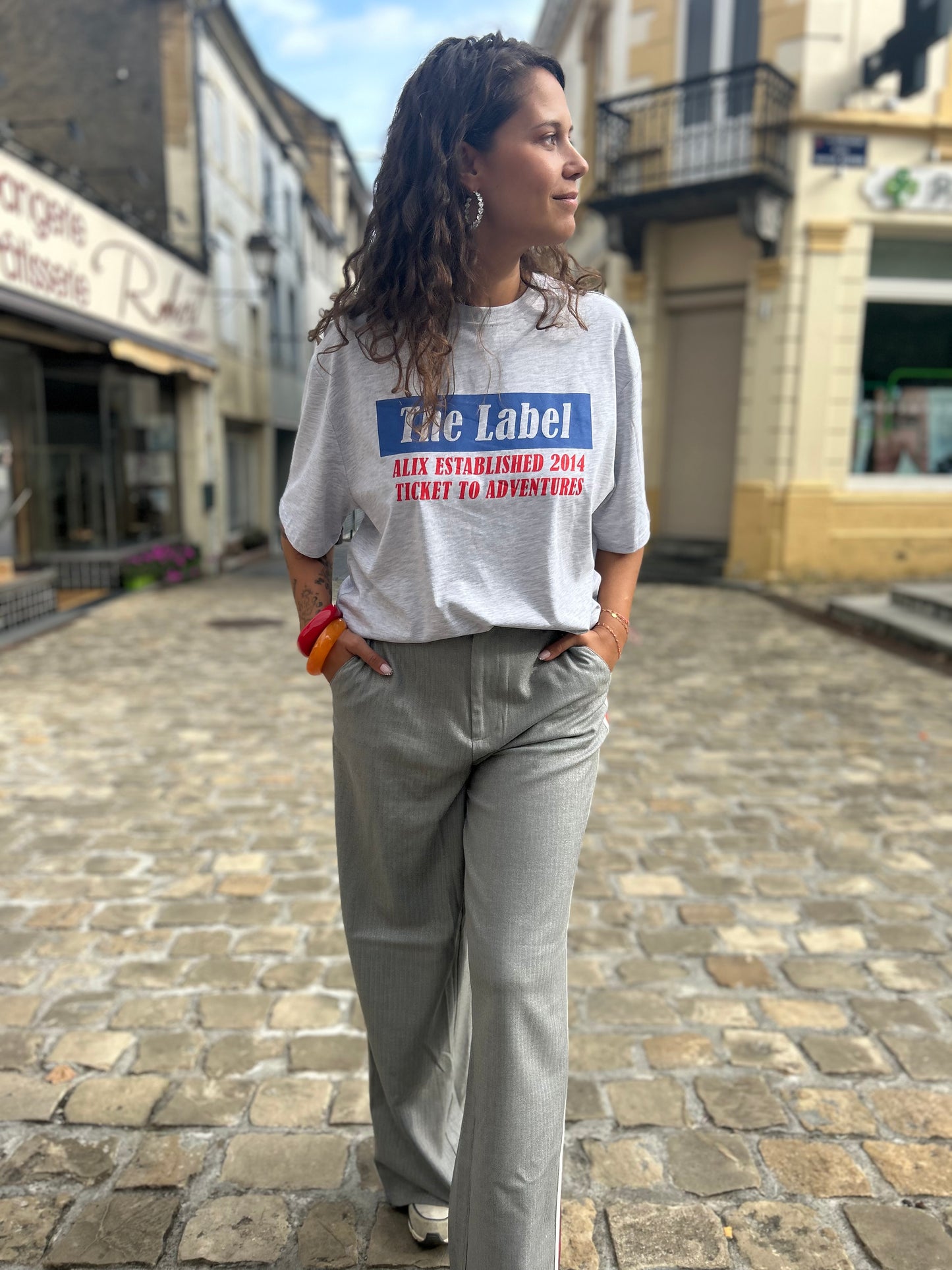 Pantalon Herringbone