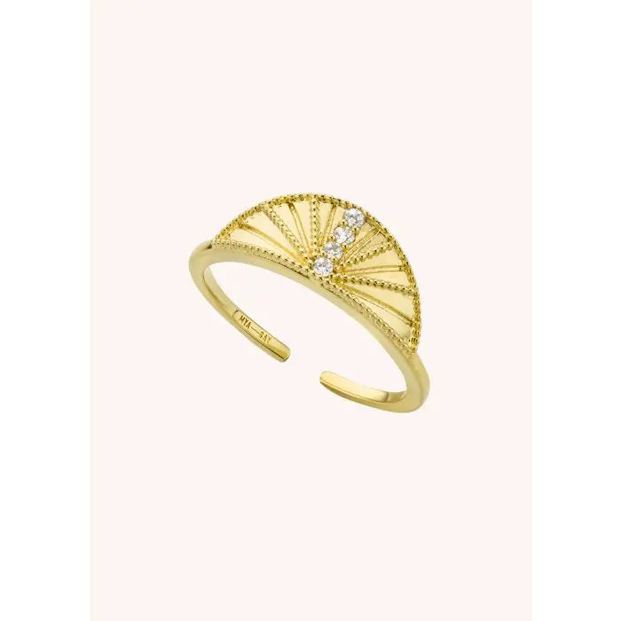 Bague - Lunar Essential MYA BAY - Bague pour femme forme demie lune