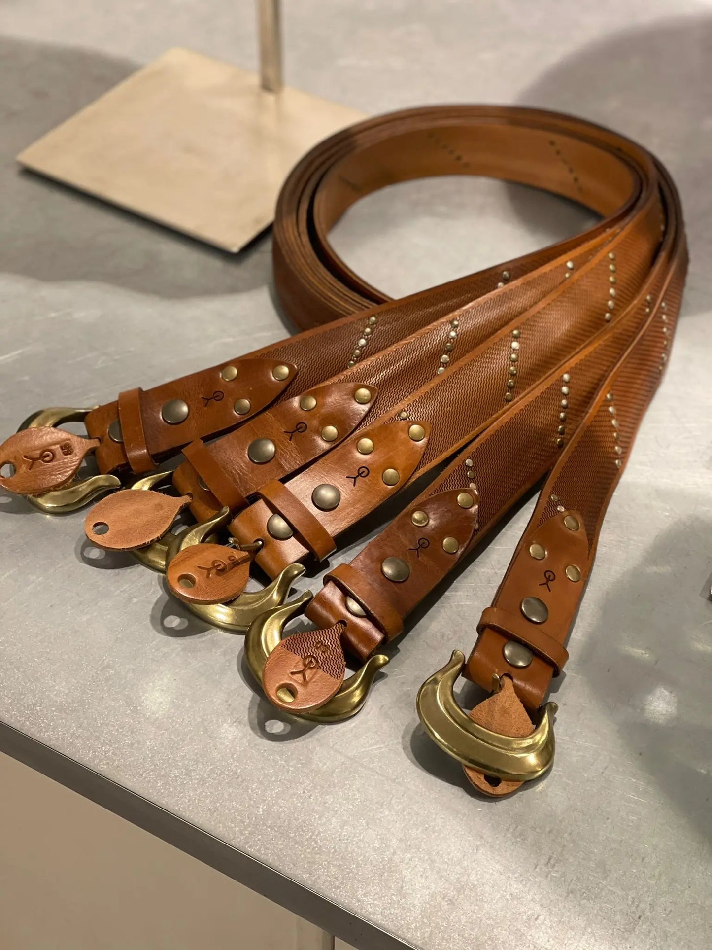 Ceinture en cuir interchangeable Maison Mademoiselle