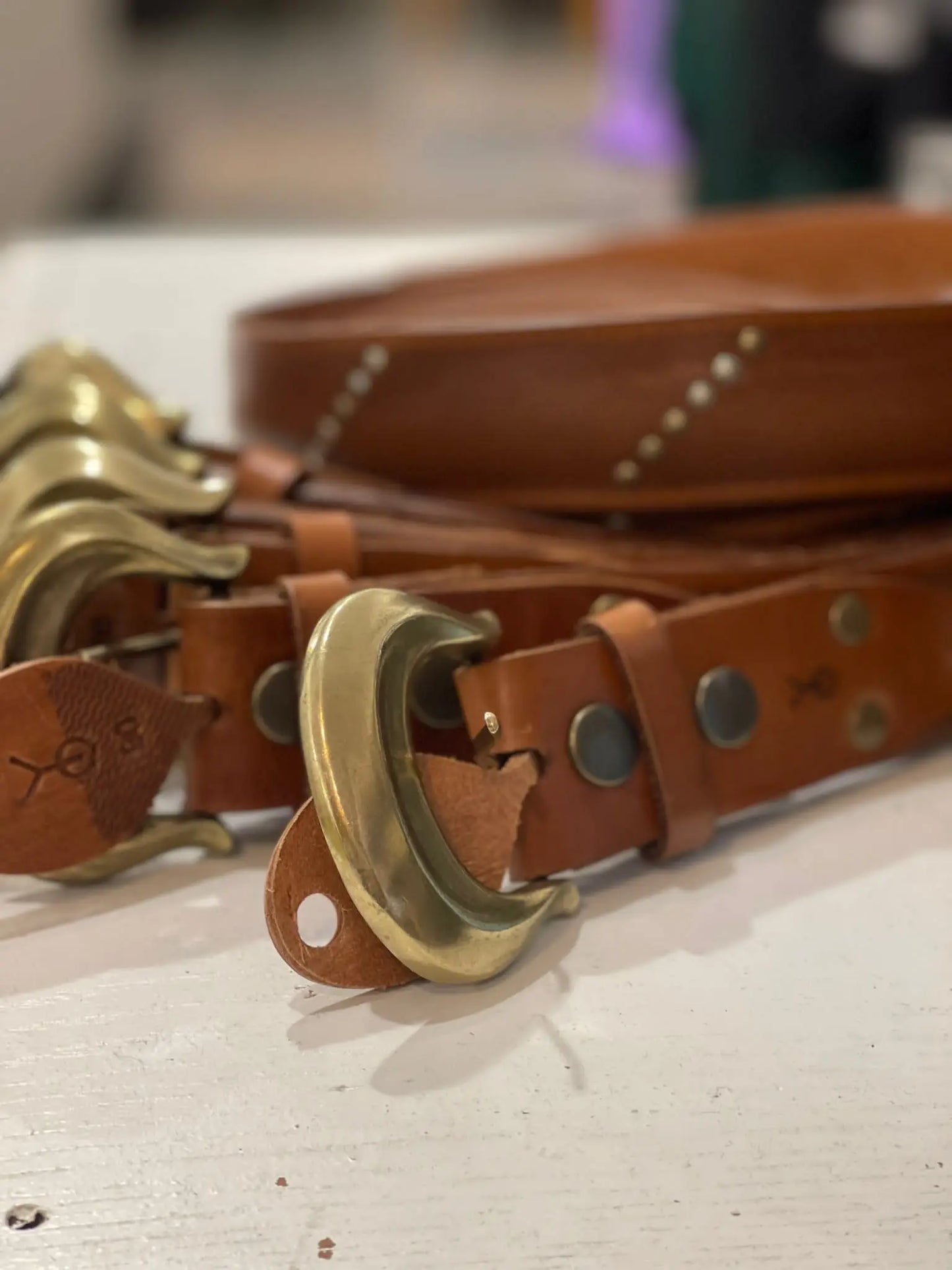 Ceinture en cuir interchangeable Maison Mademoiselle