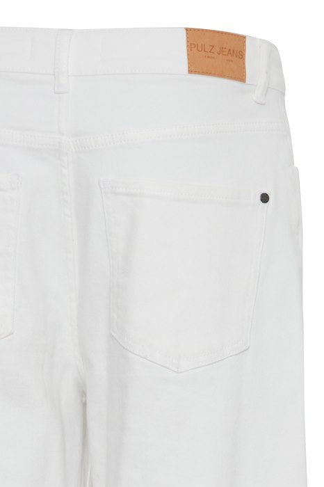 Jeans blanc wide leg pulz