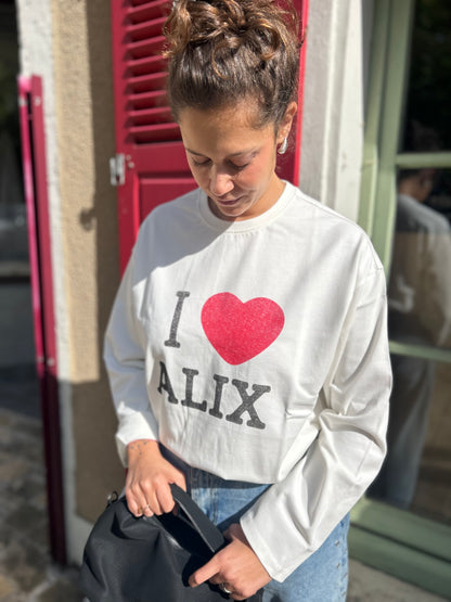 T-shirt I Love Alix