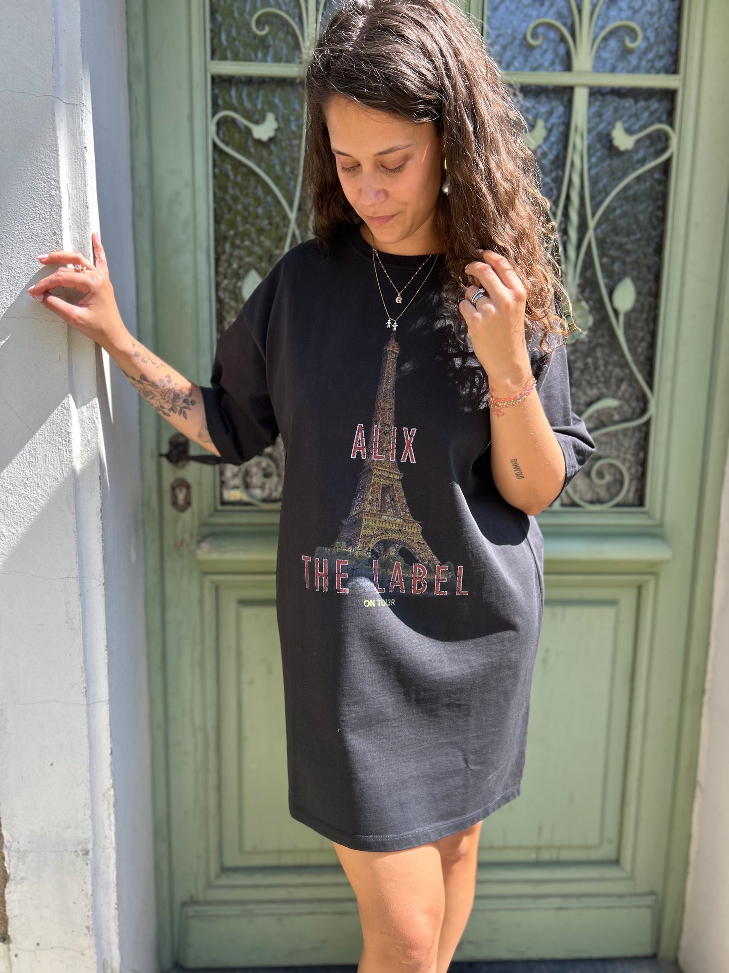 Robe T-shirt Paris