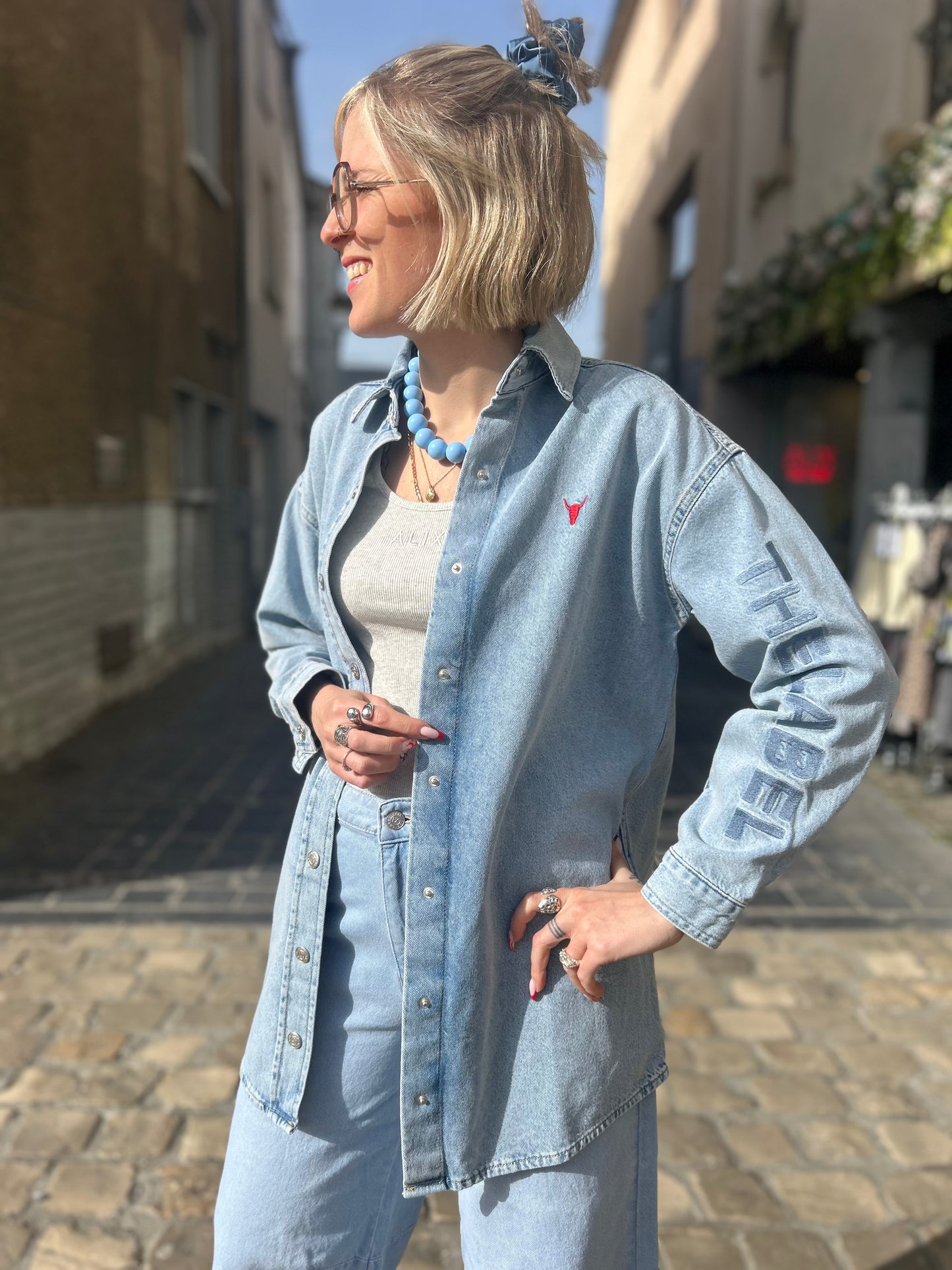 Blouse Denim Oversize