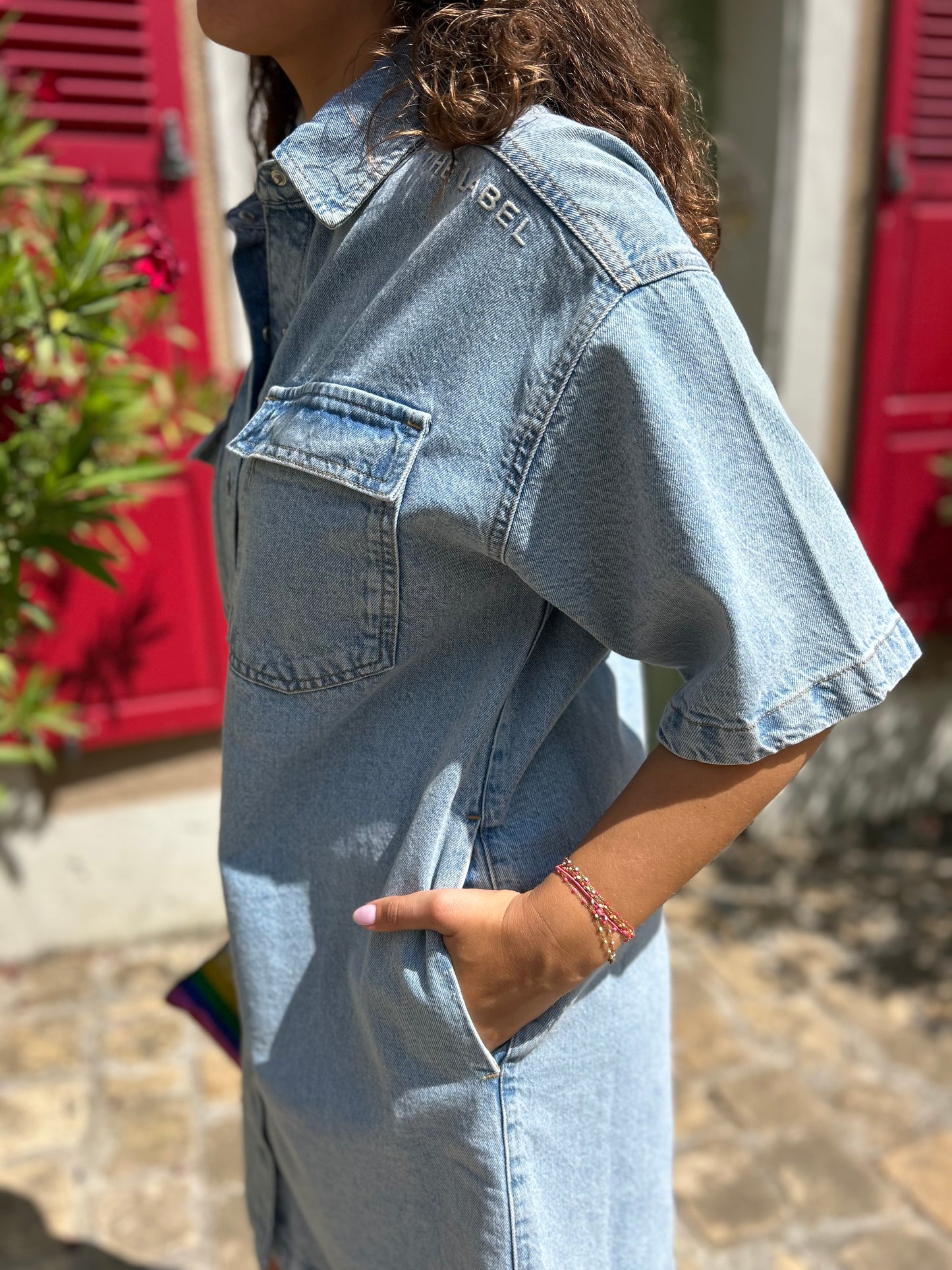 Robe Denim Flowy