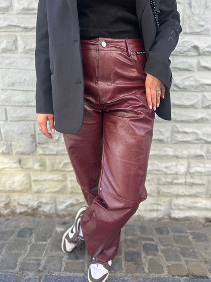 Pantalon Faux Leather