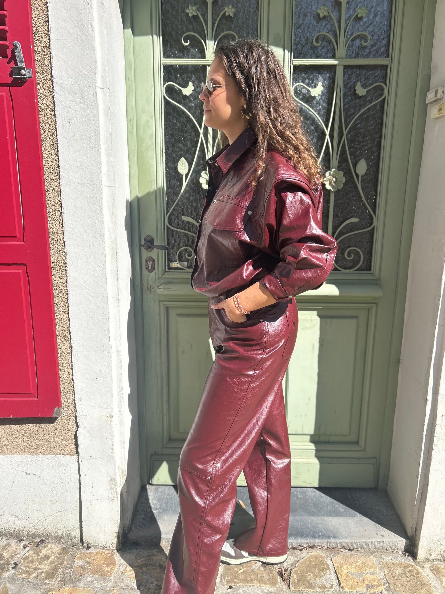 Pantalon Faux Leather