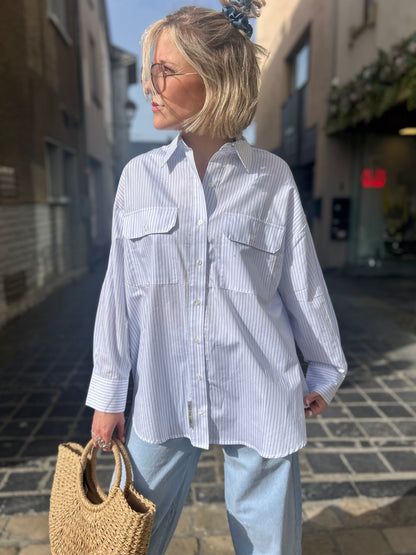 Blouse Pinstripe