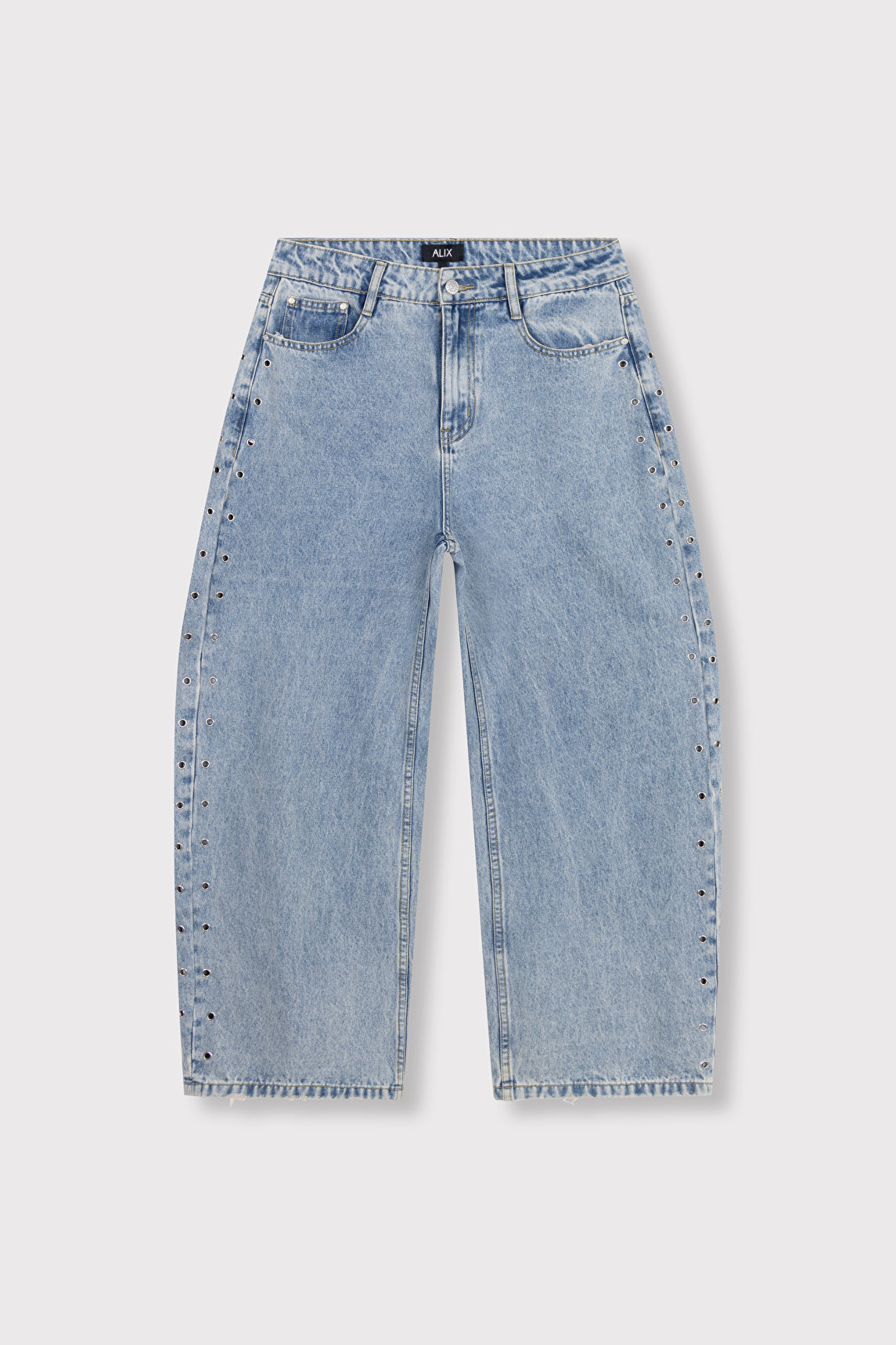 Jean Barrel Studded