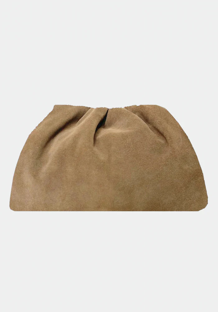 Sac Big Uniq velours lisse beige couleurs tabac Sista Paris Belgique