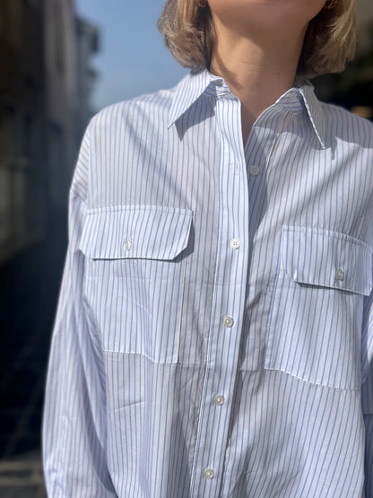 Blouse Pinstripe