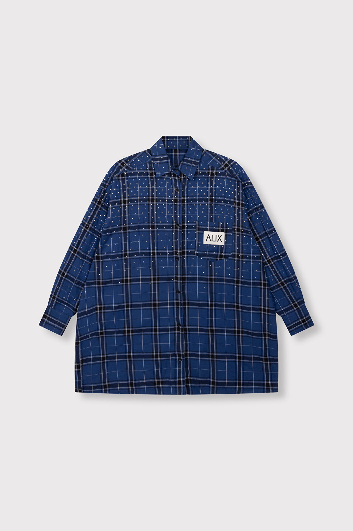 Blouse Studded Check